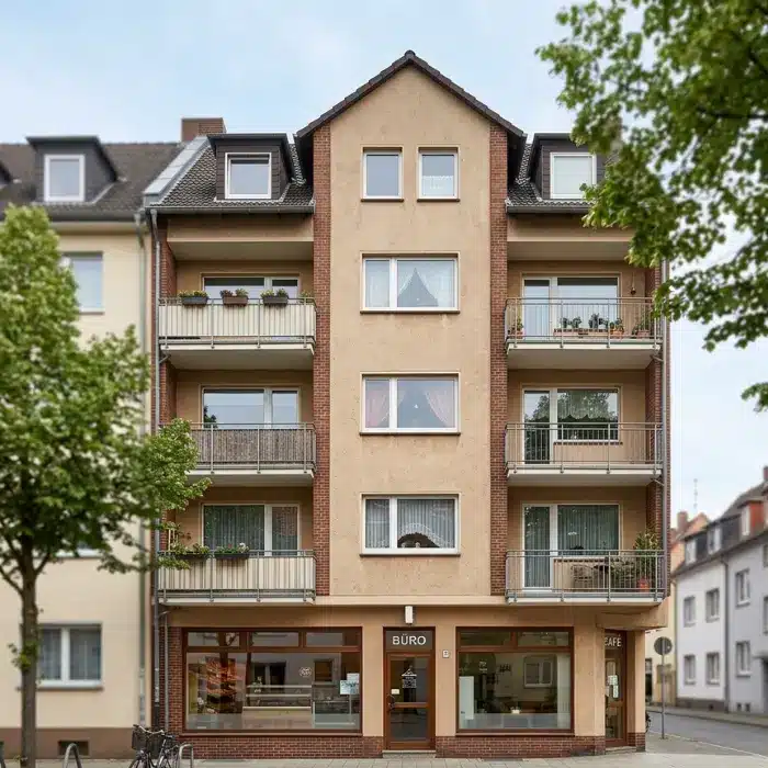 Energieberatung für Mischgebäude mit Wohn- und Gewerbeflächen zur Steigerung von Rendite, Energieeffizienz und Werterhalt.